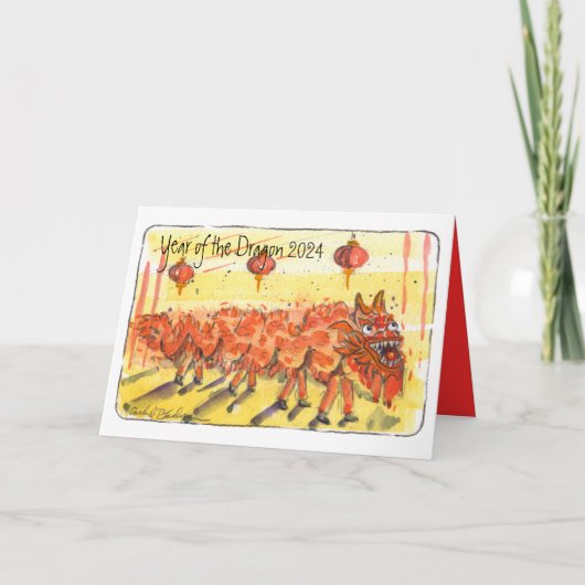 折り紙のホリデーカード シーズンカード (正面)