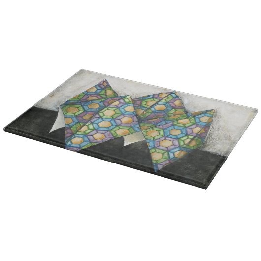 折り紙の占い師オン幾何学紙 カッティングボード (角)