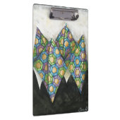 折り紙の占い師オン幾何学紙 クリップボード (右)