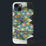 折り紙の占い師オン幾何学紙 iPhone 13ケース<br><div class="desc">幾何学紙で作られた古い学校折り紙占い。チャリカリア・ザリスのオリジナルは、彼女が折り紙の形で行ったシリーズの一違う部である。今買日にコレクションの残りの部分をチェック！</div>