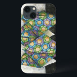 折り紙の占い師オン幾何学紙 iPhone 13ケース<br><div class="desc">幾何学紙で作られた古い学校折り紙占い。チャリカリア・ザリスのオリジナルは、彼女が折り紙の形で行ったシリーズの一違う部である。今買日にコレクションの残りの部分をチェック！</div>