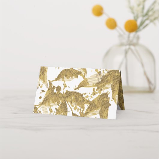 折り紙の場所カード プレイスカード (正面)