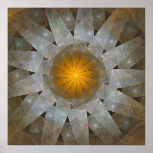 「折り紙の太陽」 ポスター (正面)