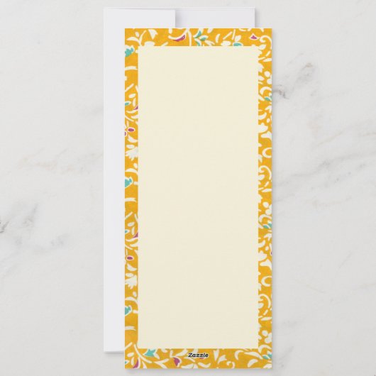 折り紙の日本の模様クリスマス シーズンカード (裏面)