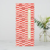 折り紙の日本の模様クリスマス シーズンカード (スタンド正面)