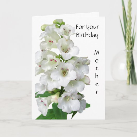 折り紙の母の誕生日カード サンキューカード (正面)