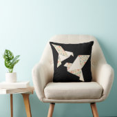 折り紙の花鳥 クッション (椅子)