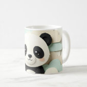 折り紙の赤ちゃんパンダ | かわいいおりがみ コーヒーマグカップ (正面右)
