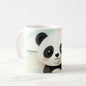 折り紙の赤ちゃんパンダ | かわいいおりがみ コーヒーマグカップ (正面左)