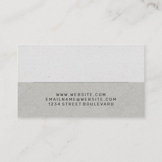 折り紙の鳥アイコン 名刺 (裏面)