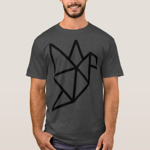 折り紙の鳥(2) Tシャツ