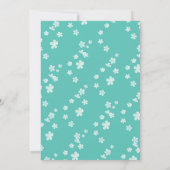 折り紙の鶴の招待状 招待状 (裏面)