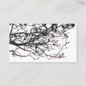 折り紙ぶら下がった紙クレーン結婚アジア登録簿 エンクロージャーカード (裏面)