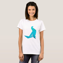 折り紙アザラシ 夏のTシャツ Tシャツ
