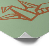 折り紙アポップ・アートのート ポスター (角)