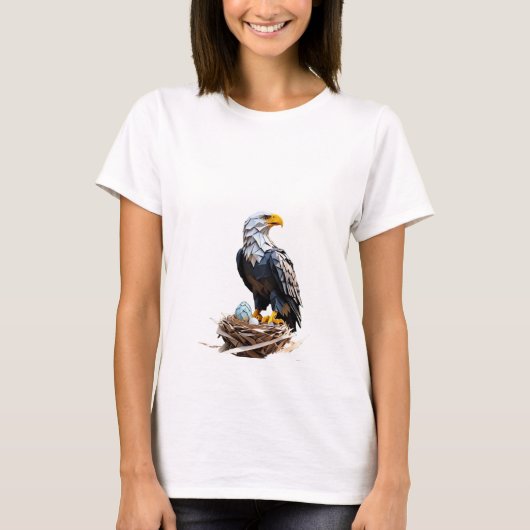 折り紙アメリカ鷲Tシャツ Tシャツ (正面)