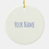 折り紙アート日本の折り畳みアートレトロクレーン セラミックオーナメント (裏面)