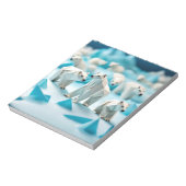 折り紙アート氷の無実:よくはしゃぐベビーホッキョクグマ ノートパッド (回転)