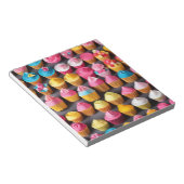 折り紙アート – レインボーブリスカップケーキ ノートパッド (アングル)