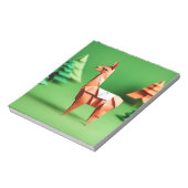 折り紙アート – 放牧調和：セレーネ・ラマ ノートパッド (回転)