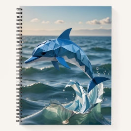 折り紙イルカのバックトゥスクールノート ノートブック