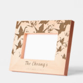 折り紙エレガント紙ク結婚レーン レーザー彫刻フレーム (左)