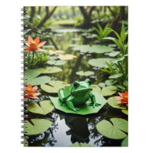 折り紙カエルのスパイラル