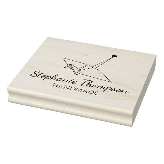 折り紙カスタム手作りラージ ラバースタンプ (スタンプ)