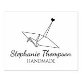 折り紙カスタム手作りラージ ラバースタンプ (インプリント)