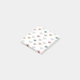 折り紙カーム – 鶴がポストイットノート ポストイット