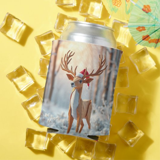 折り紙クリスマストナカイ 缶クーラー (インサイチュ 夏)