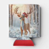 折り紙クリスマストナカイ 缶クーラー (裏面)