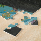 折り紙クレーンフローラデザイン ジグソーパズル (側面)