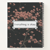 折り紙ク日本のレーンさくらんぼブロッサムジャーナル ノートブック (裏面)