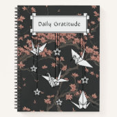 折り紙ク日本のレーンさくらんぼブロッサムジャーナル ノートブック (正面)