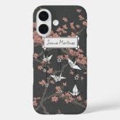 折り紙ク日本のレーンさくらんぼ Case-Mate iPhoneケース (裏面)