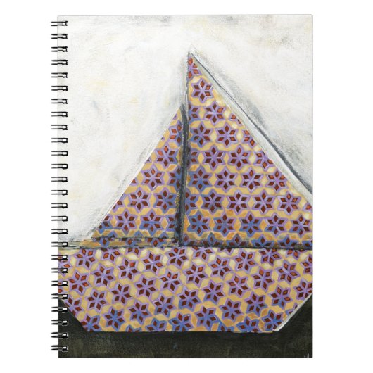 折り紙セイボートオンスターデザイン紙 ノートブック (正面)