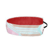 折り紙チンツ(L)ほこりっぽいピンクブルーブラウンホワイト アスレチックヘッドバンド (右)