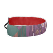 折り紙チンツ(L)ダスティパープルブラウングリーン アスレチックヘッドバンド (左)