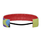 折り紙チンツ(L)ブルーインディゴオリーブブラック アスレチックヘッドバンド (裏面)