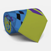 折り紙チンツ(L)ブルーインディゴオリーブブラック ネクタイ (ロール)