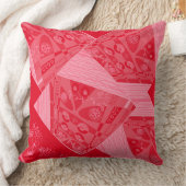 折り紙チンツ(L)赤いちご クッション (ブランケット)