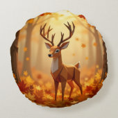 折り紙ディアー秋&秋装飾用クッション ラウンドクッション (裏面)