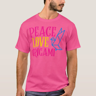 折り紙ドーブシャツピースラブ折り紙 Tシャツ