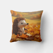 折り紙ハリネズミ秋をテーマ クッション (裏面)