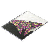 折り紙バタフライオンフローラ紙 ノートブック (左側)