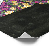 折り紙バタフライオンフローラ紙 ポスター (角)