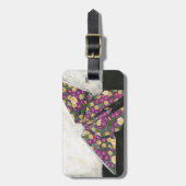 折り紙バタフライオンフローラ紙 ラゲッジタグ (正面縦)