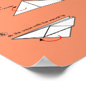 折り紙バッタ半光沢ポスター ポスター (角)