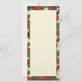 折り紙パター日本のンのクリスマスホリデーカード カード (裏面)